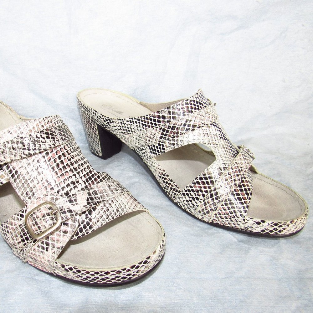 Helle Comfort Snakeskin Sandals – EU Size 37 (See Note)